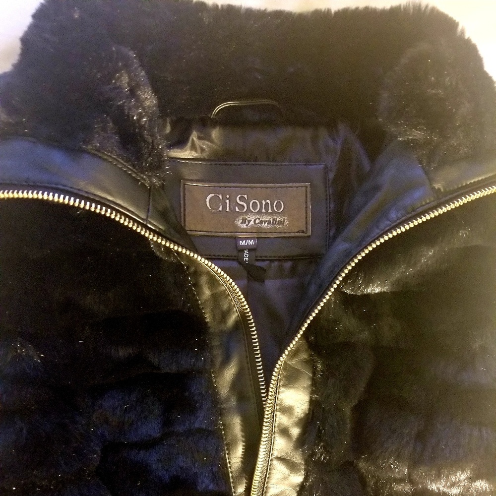 Faux fur vest